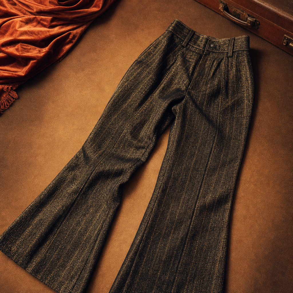 Disco Night High-Waist Trousers