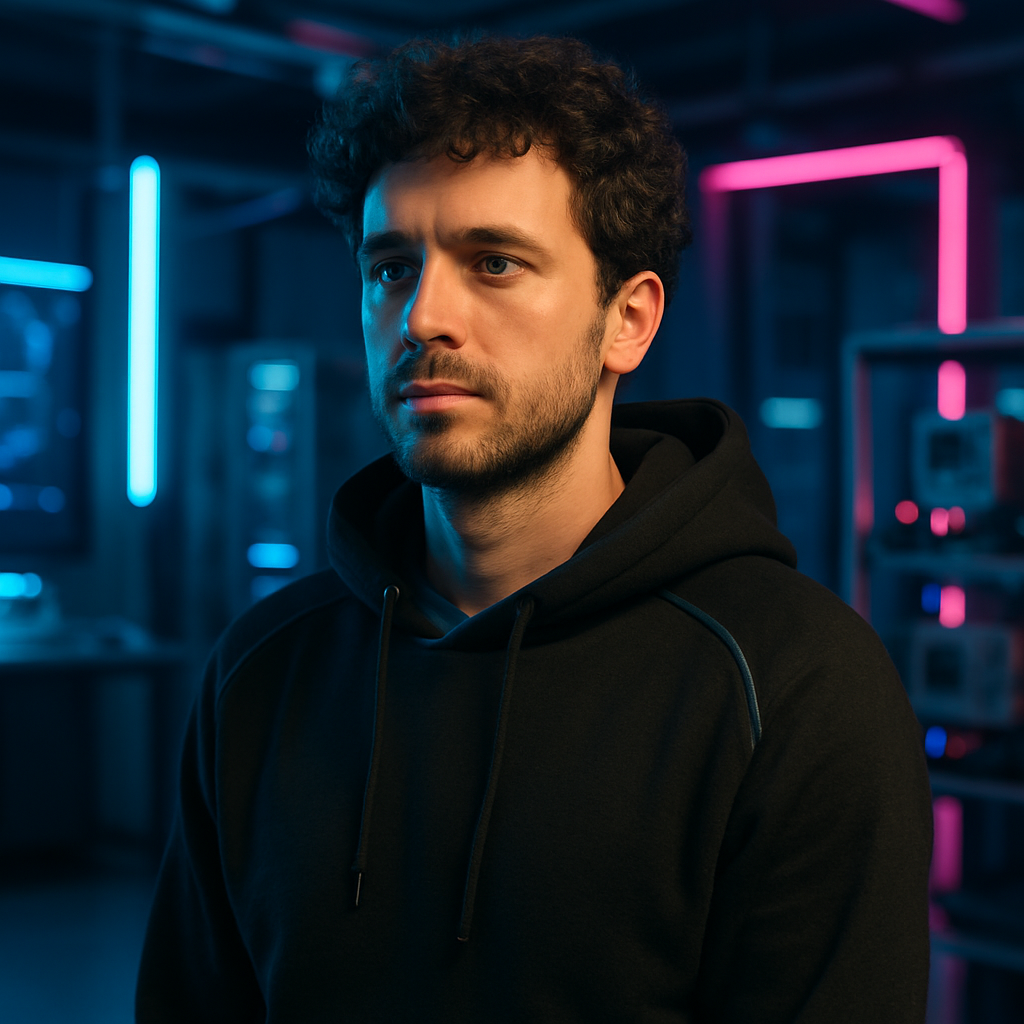 Portrait of Danylo Hrytsenko, framework architect