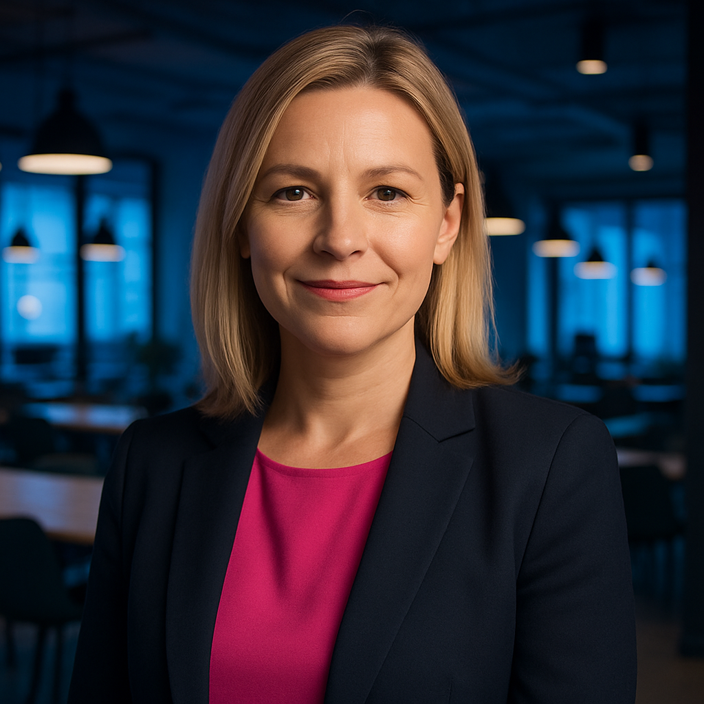 Portrait of Nadiia Bondar, product frontend lead