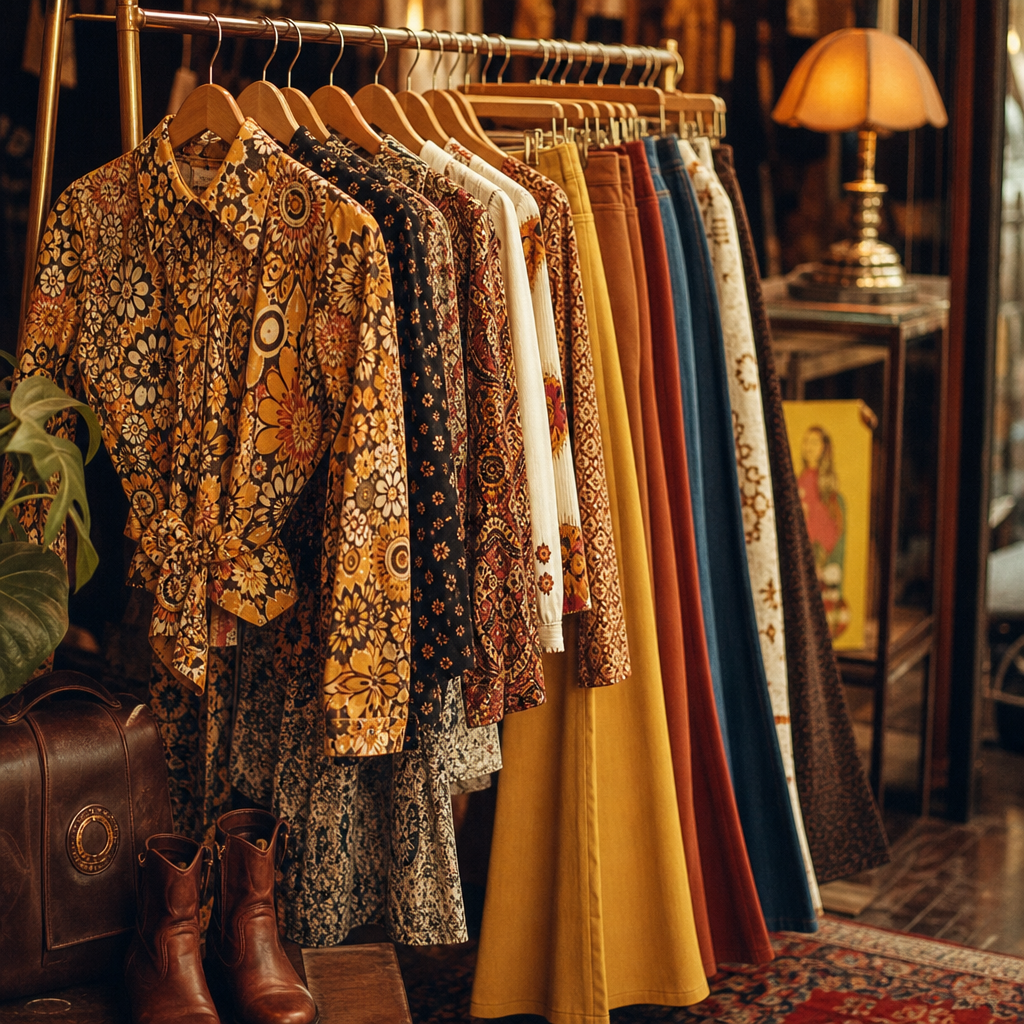 1970s statement pieces with bold prints