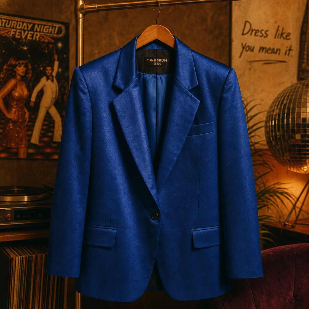Electric Blue Disco Blazer