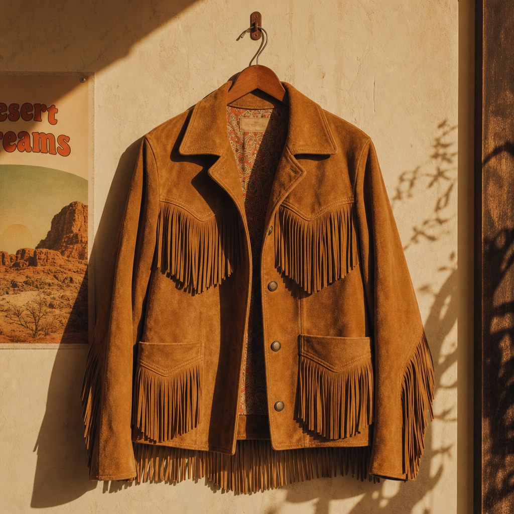 Sunset Suede Fringe Jacket