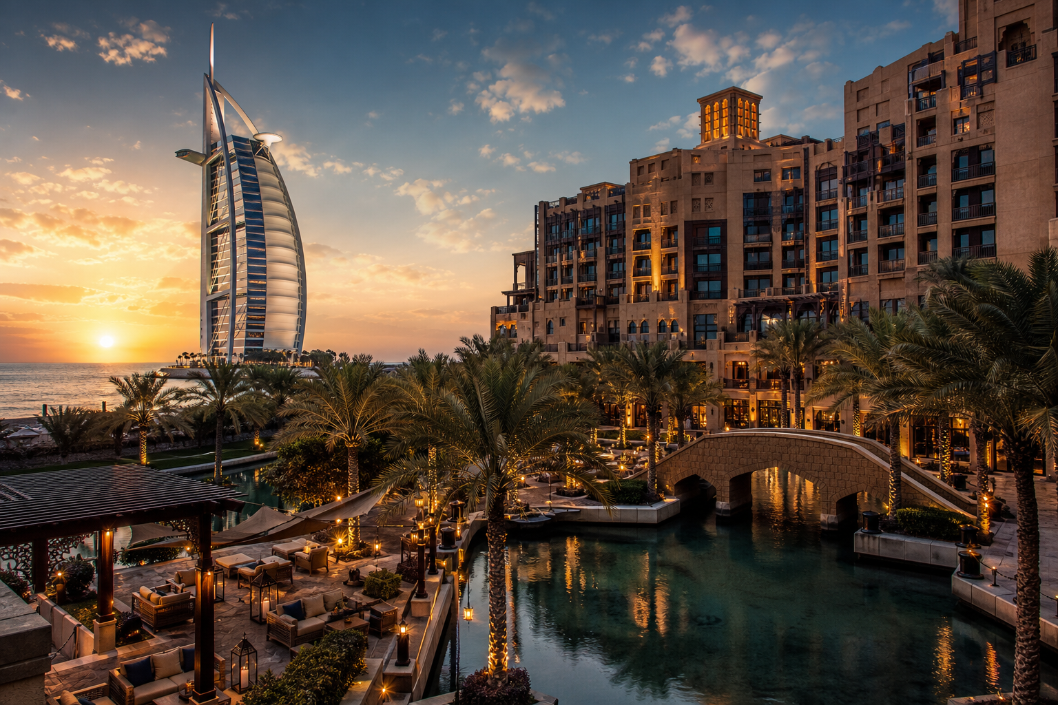 Dubai luxury destination view