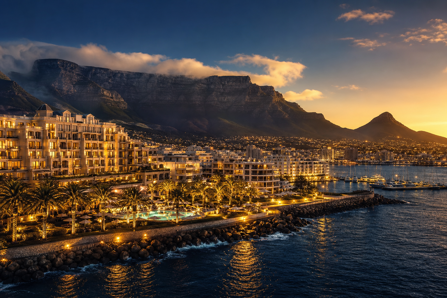 Cape Town luxury destination view