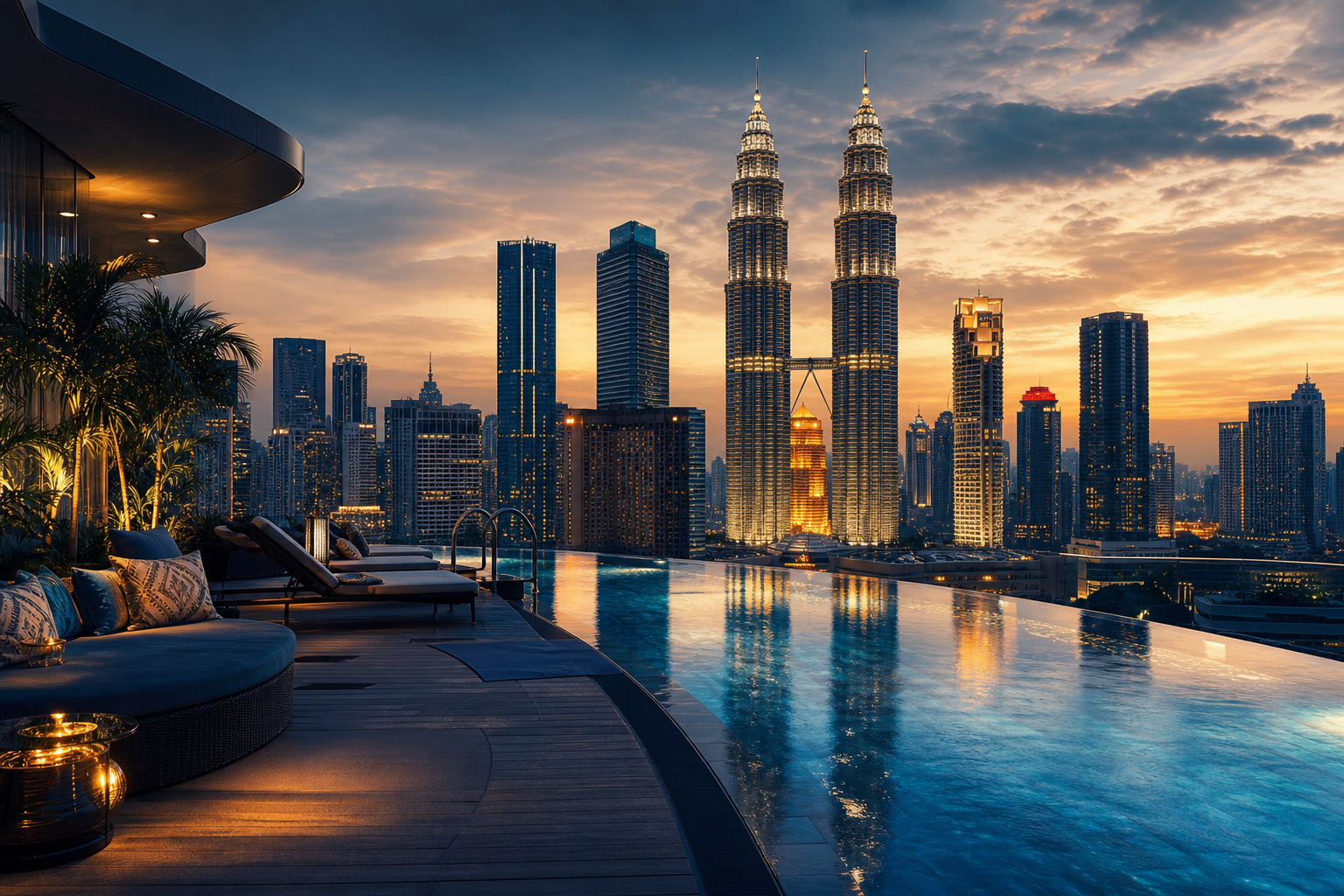 Malaysia luxury destination view