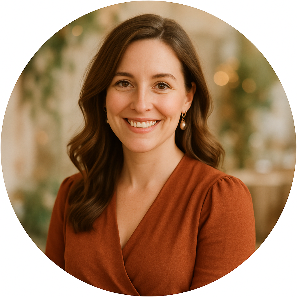 Smiling client portrait