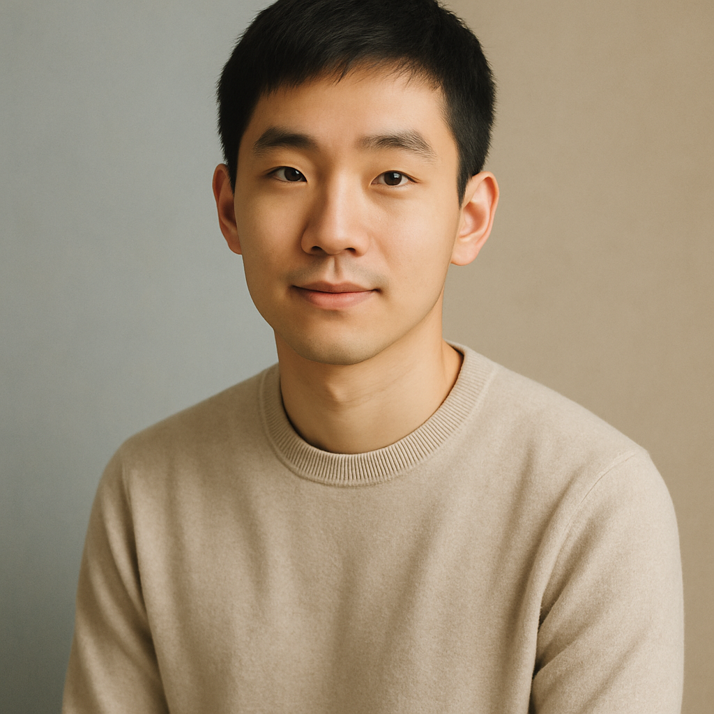 温和的大学男生头像