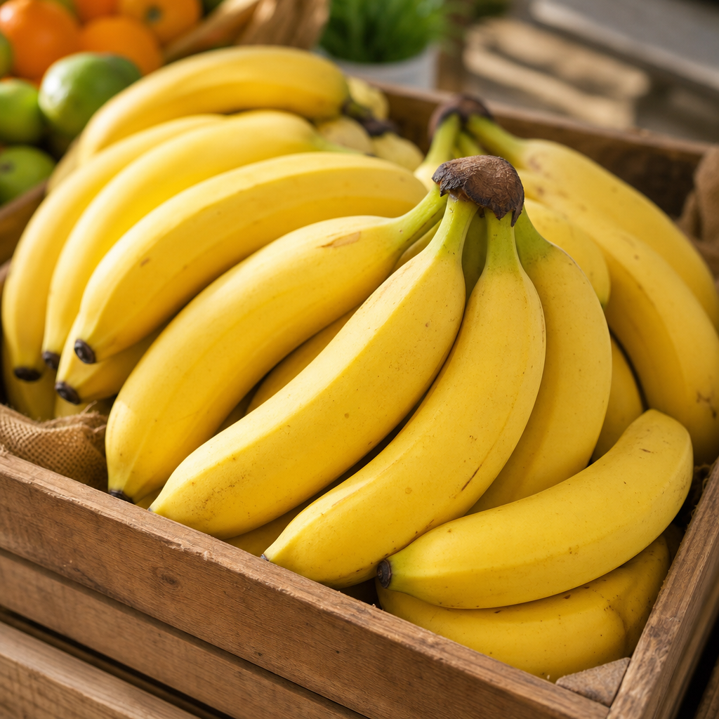 Naturally sweet bananas perfect for breakfast, smoothies, and snacks.