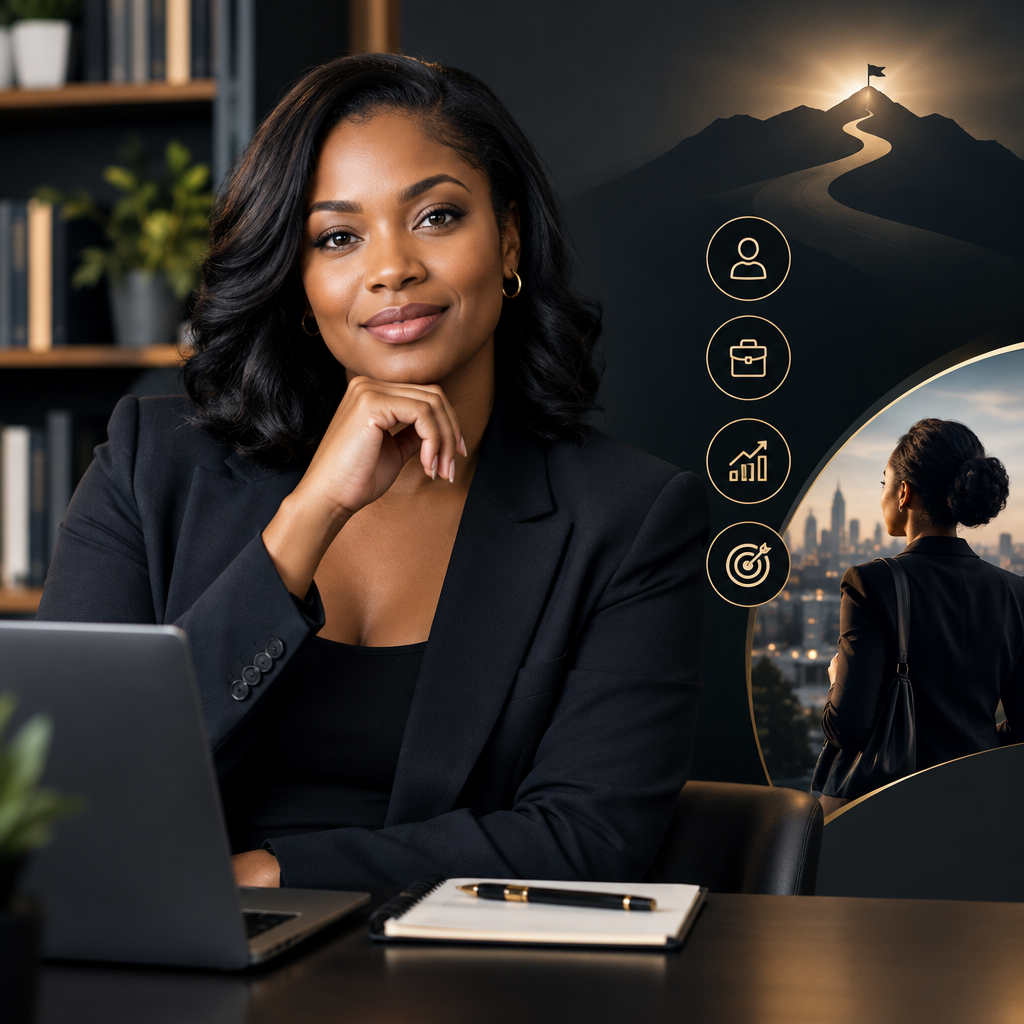 Career Support flyer style coaching visual