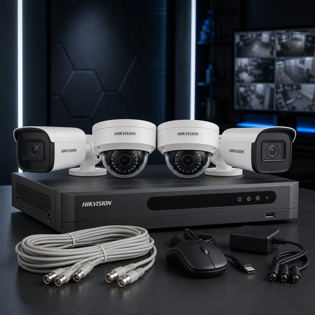 Kit Hikvision 4 cámaras 2MP + DVR producto