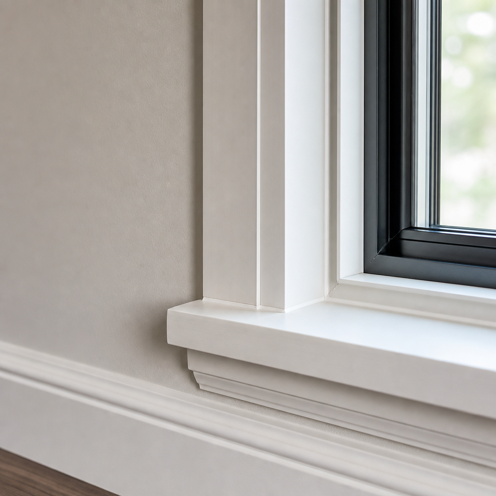Supporting craftsmanship detail close-up highlighting precise finish quality and material alignment