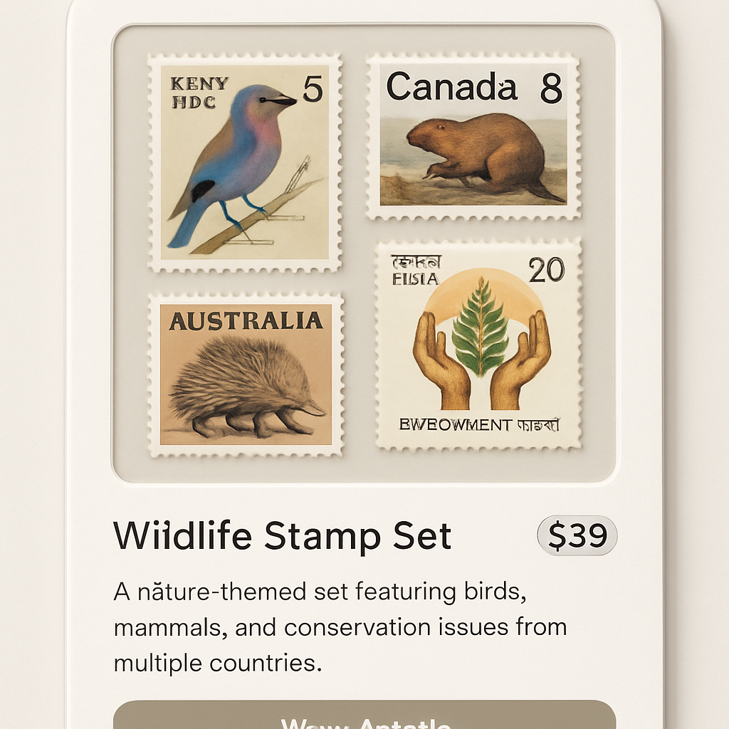 Wildlife Stamp Set