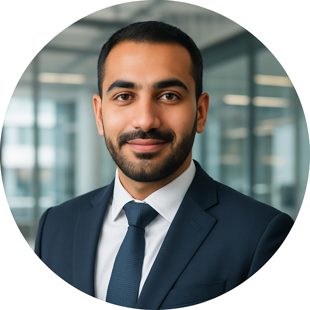 Portrait of a business client, MENA region founder