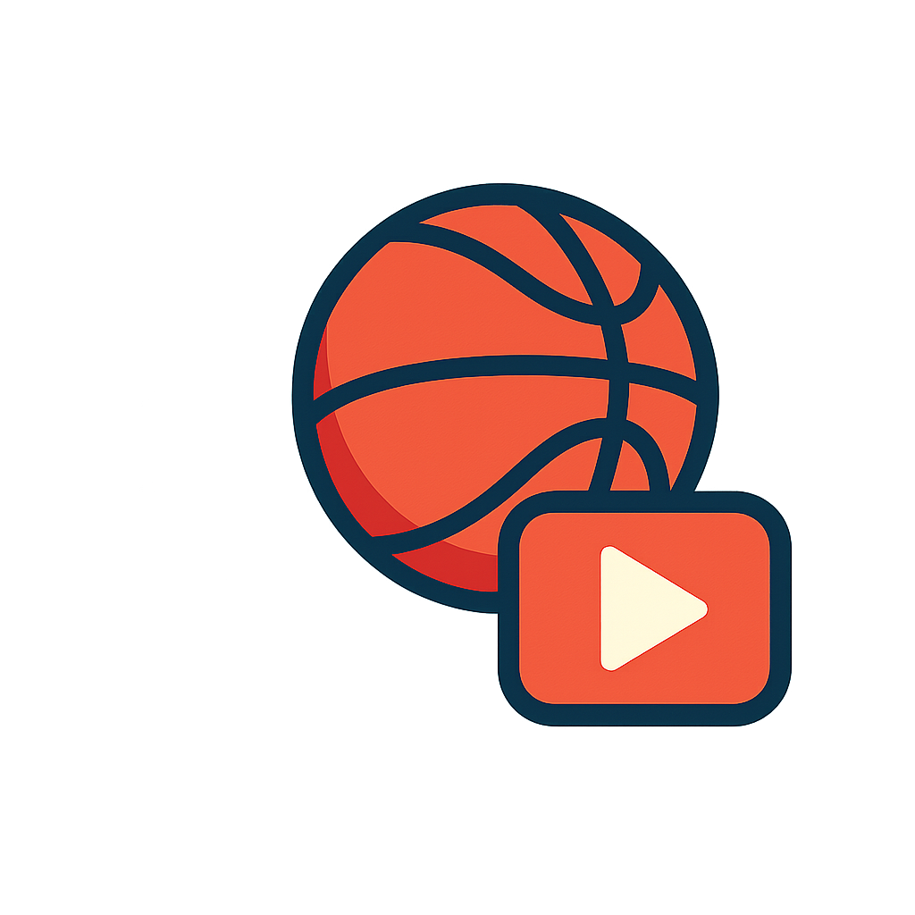 Basketball streaming icon