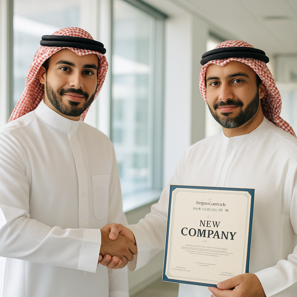 Entrepreneur supported in company creation with local partner