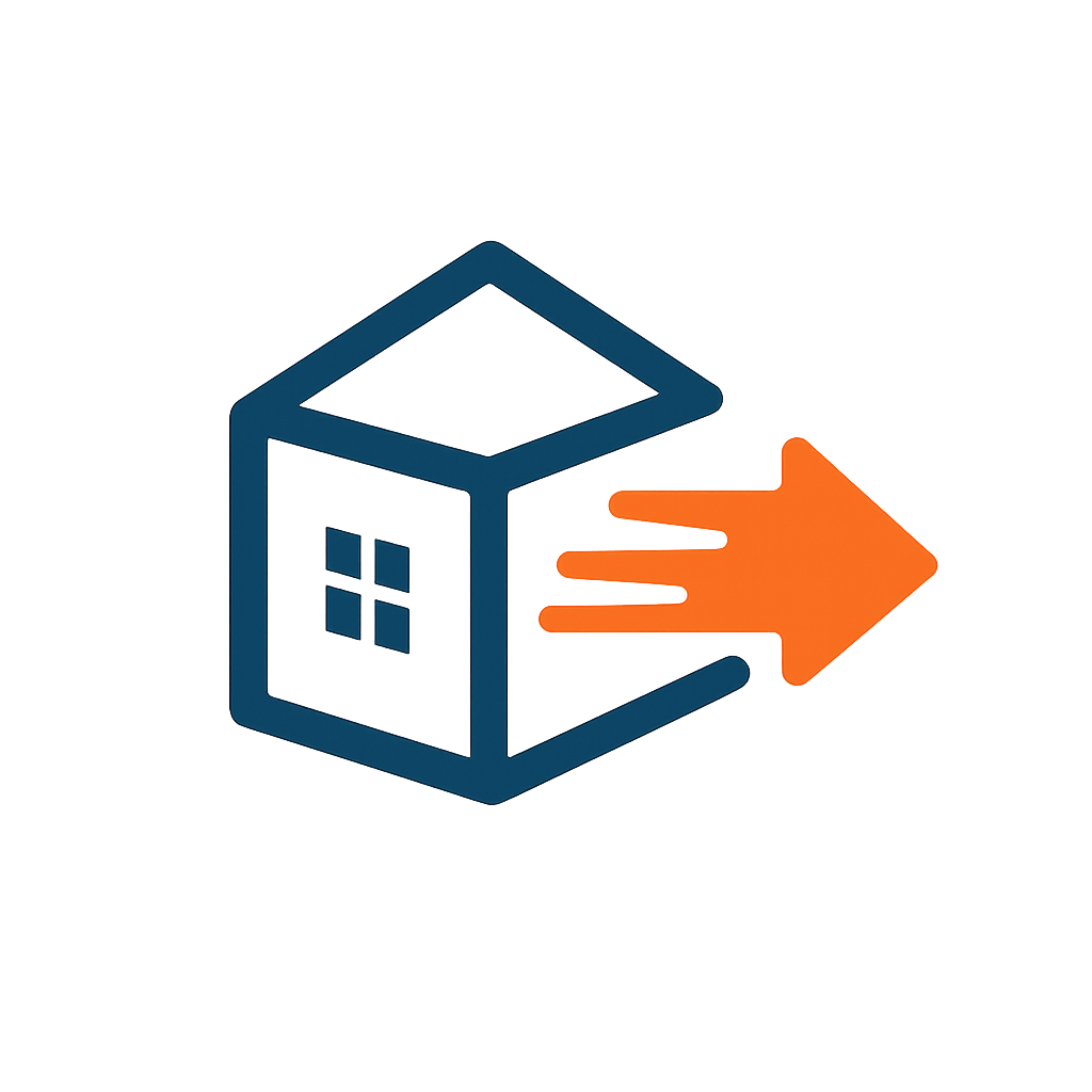 E.O.M MOVING logo