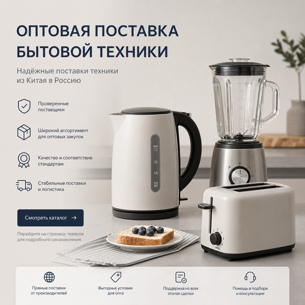 Оптовая подборка бытовой техники