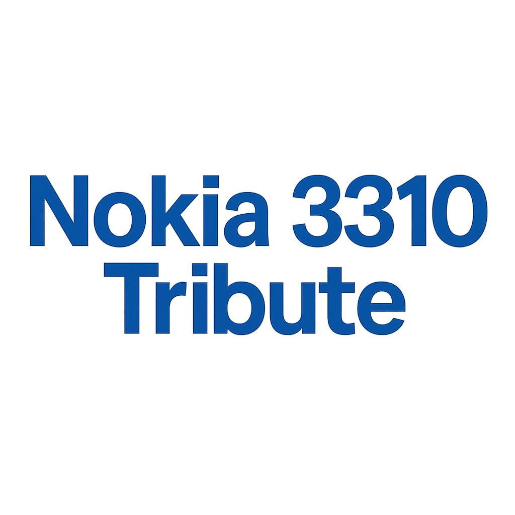 Nokia 3310 Tribute Logo