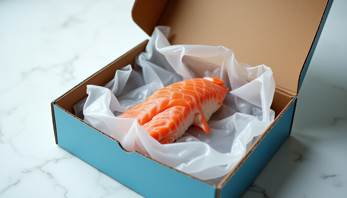 Insulated packaging designed for seafood freshness