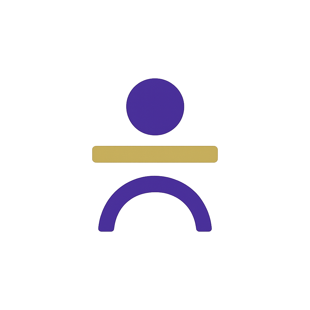 Minimal abstract simplicity icon