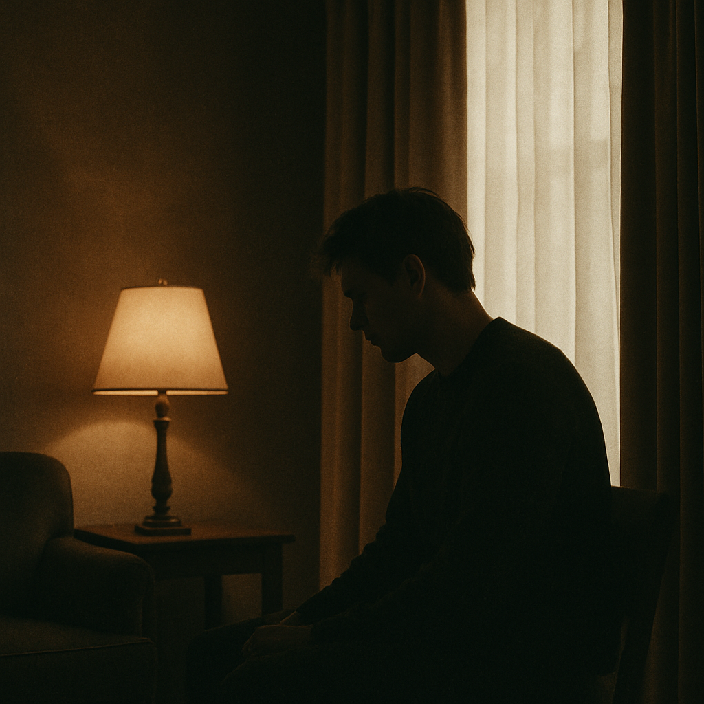 Film-inspired still with grainy texture and cinematic framing