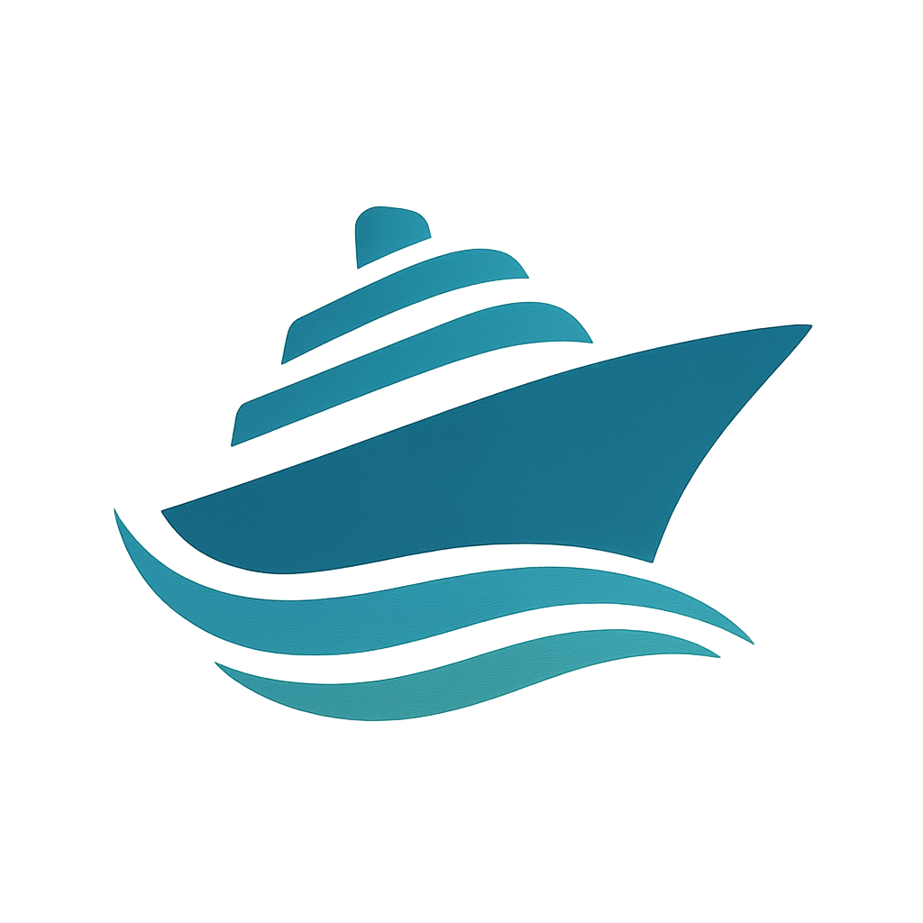 Cruise ship logo