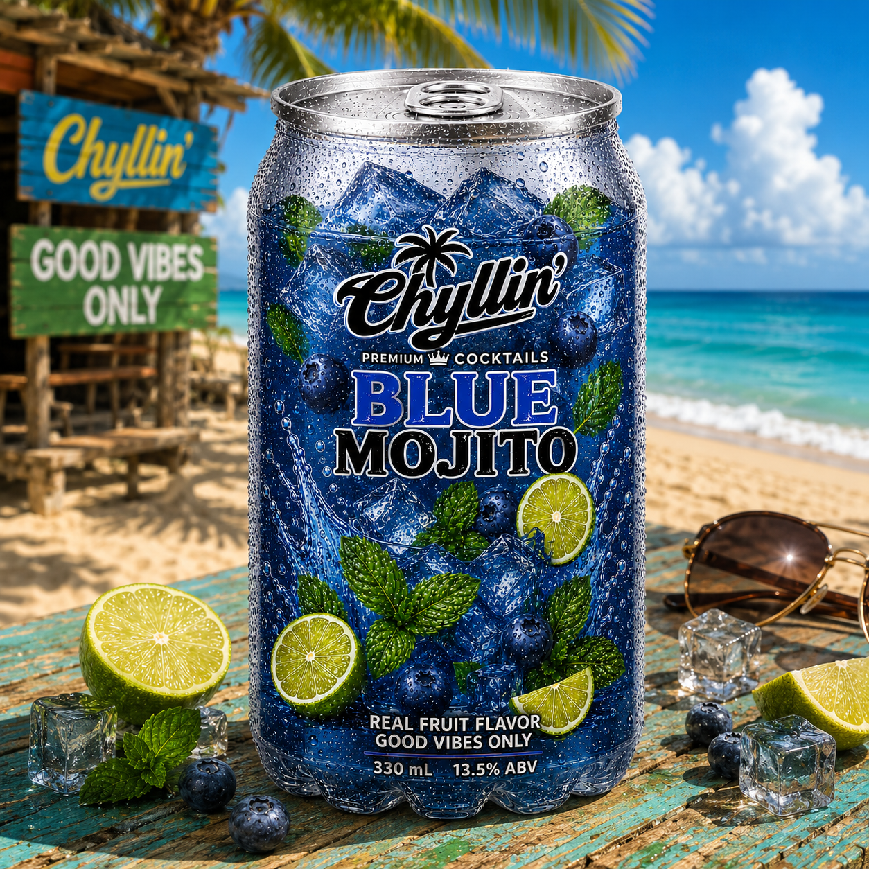 Blue Berry Mojito