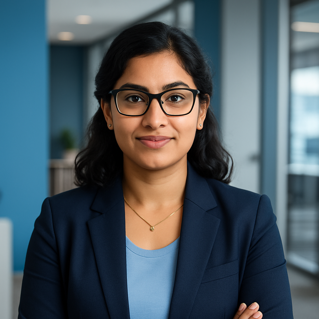 Portrait of Priya Patel, Business Consultant