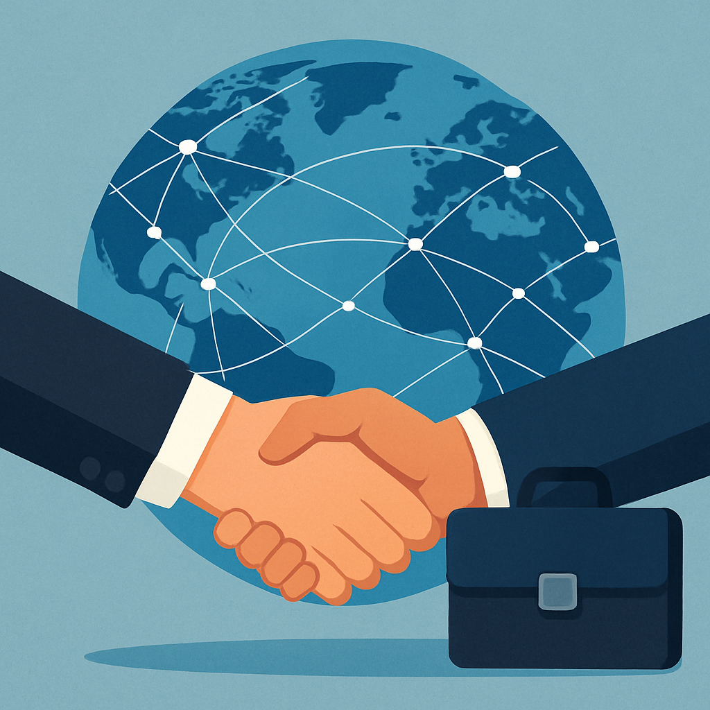 Global connection icon