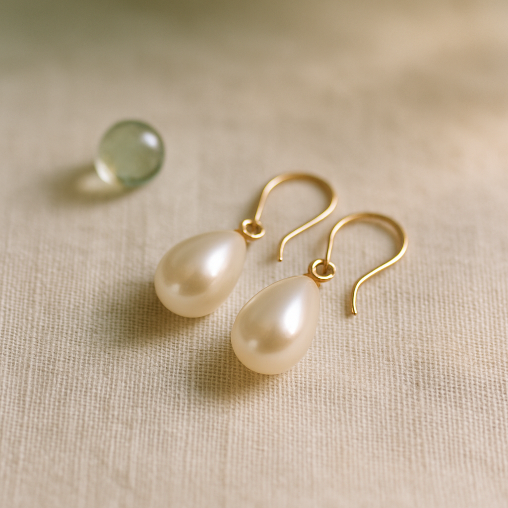 Dewdrop Pearl Earrings