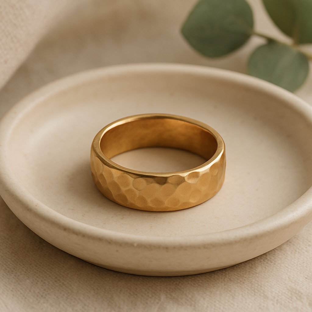 Hammered Band Ring