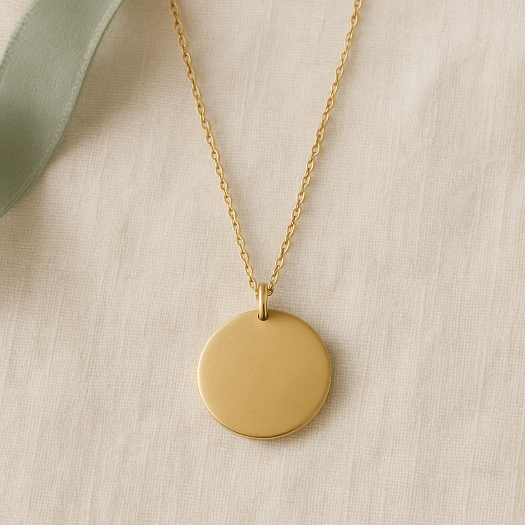 Luna Disc Necklace