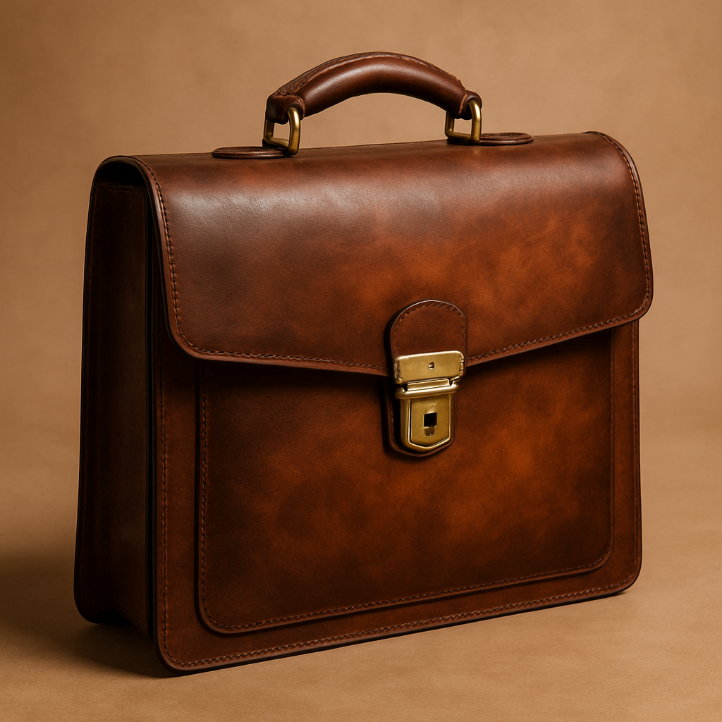 Vintage Brown Executive Briefcase