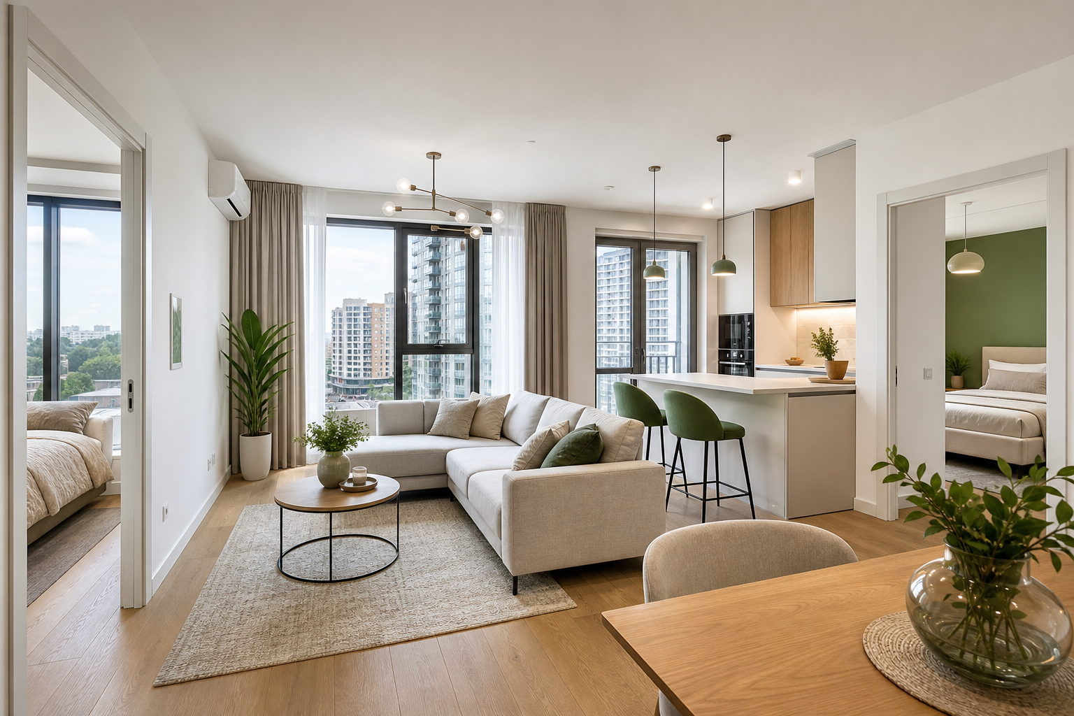 New-build apartment