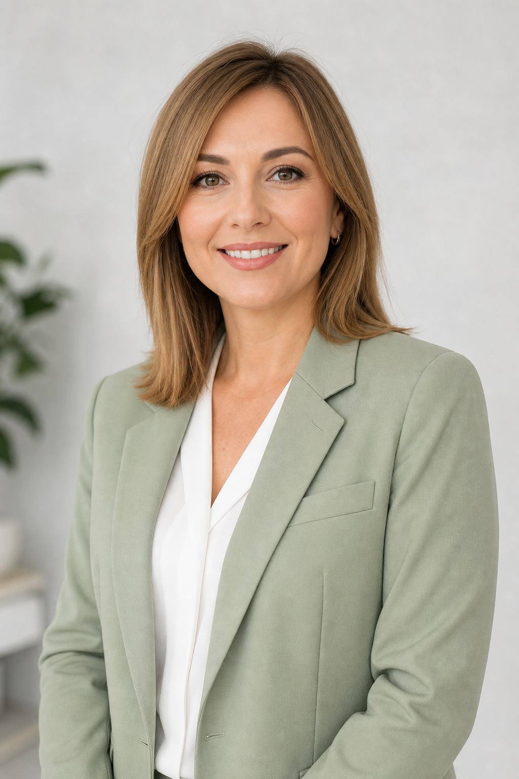 Portrait of Olha Melnyk, a professional Kyiv real estate agent